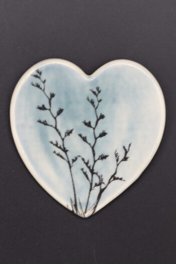 Flax Flower Love Heart